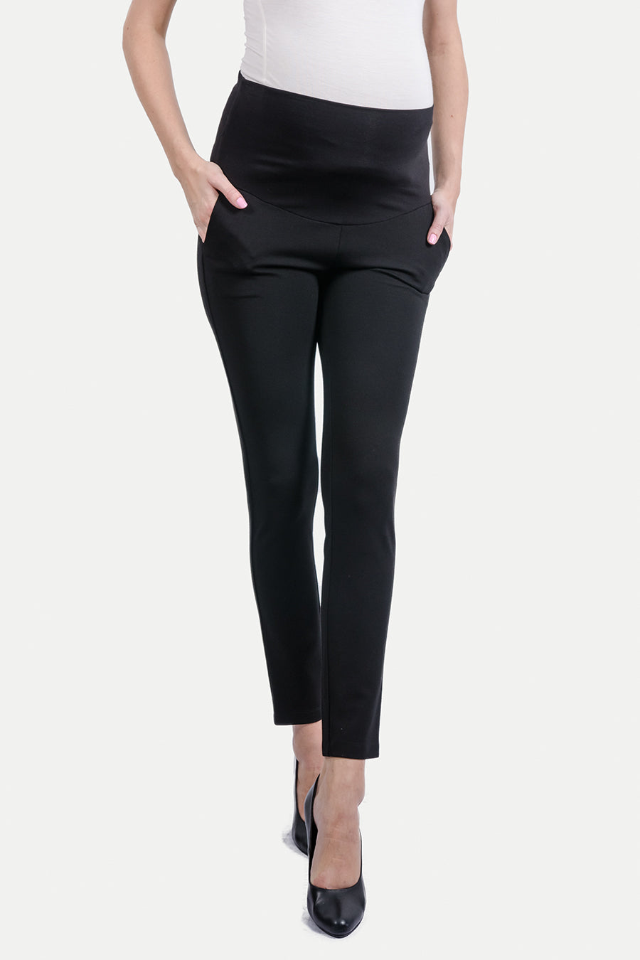 Maternity Slim Fit Ponte Pants