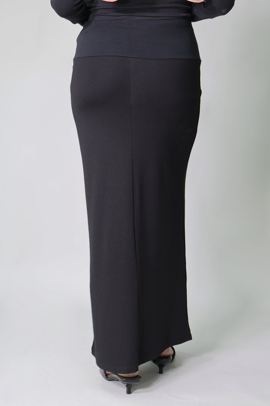 Straight Fit Long Maternity Skirt