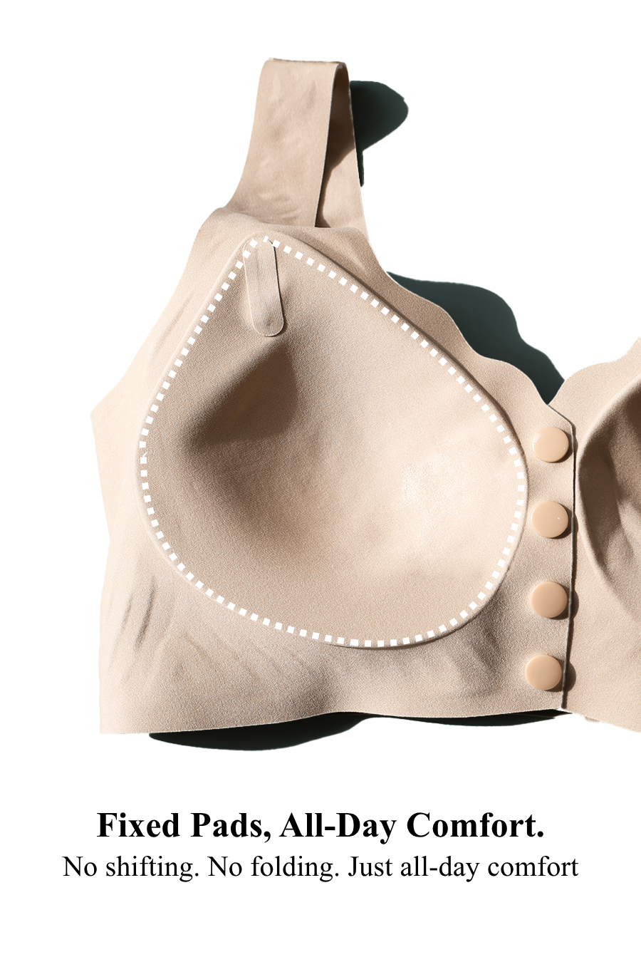 Antibacterial Front Fastening Seamless Bra
