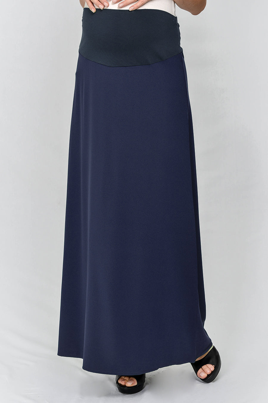 Full Panel Maternity Maxi Skirt