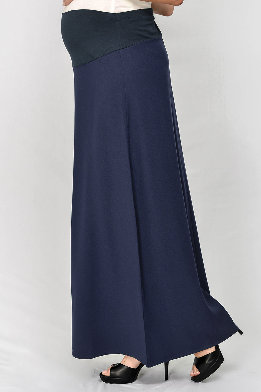 Full Panel Maternity Maxi Skirt