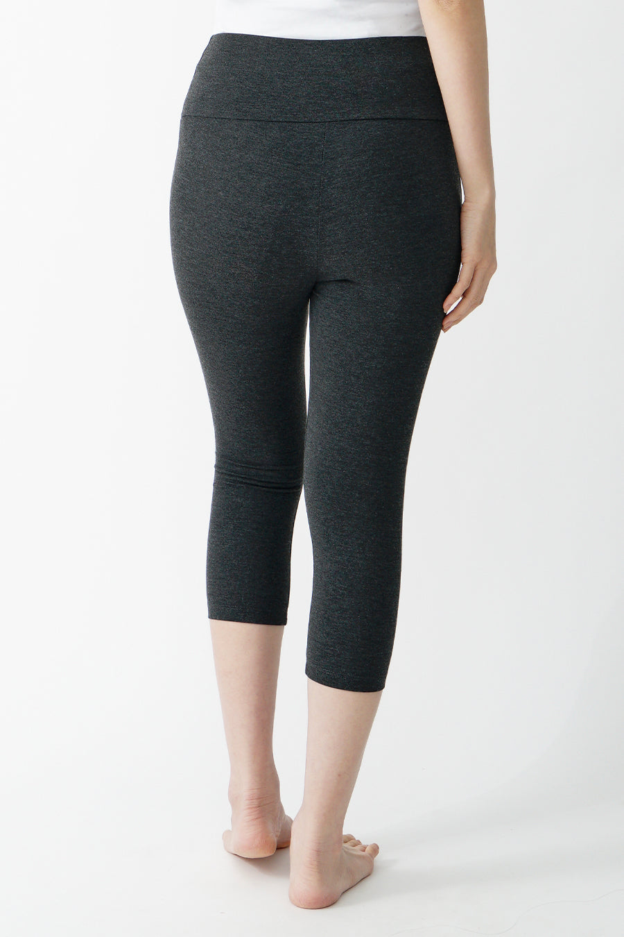 Full Panel Cropped Maternity Legging