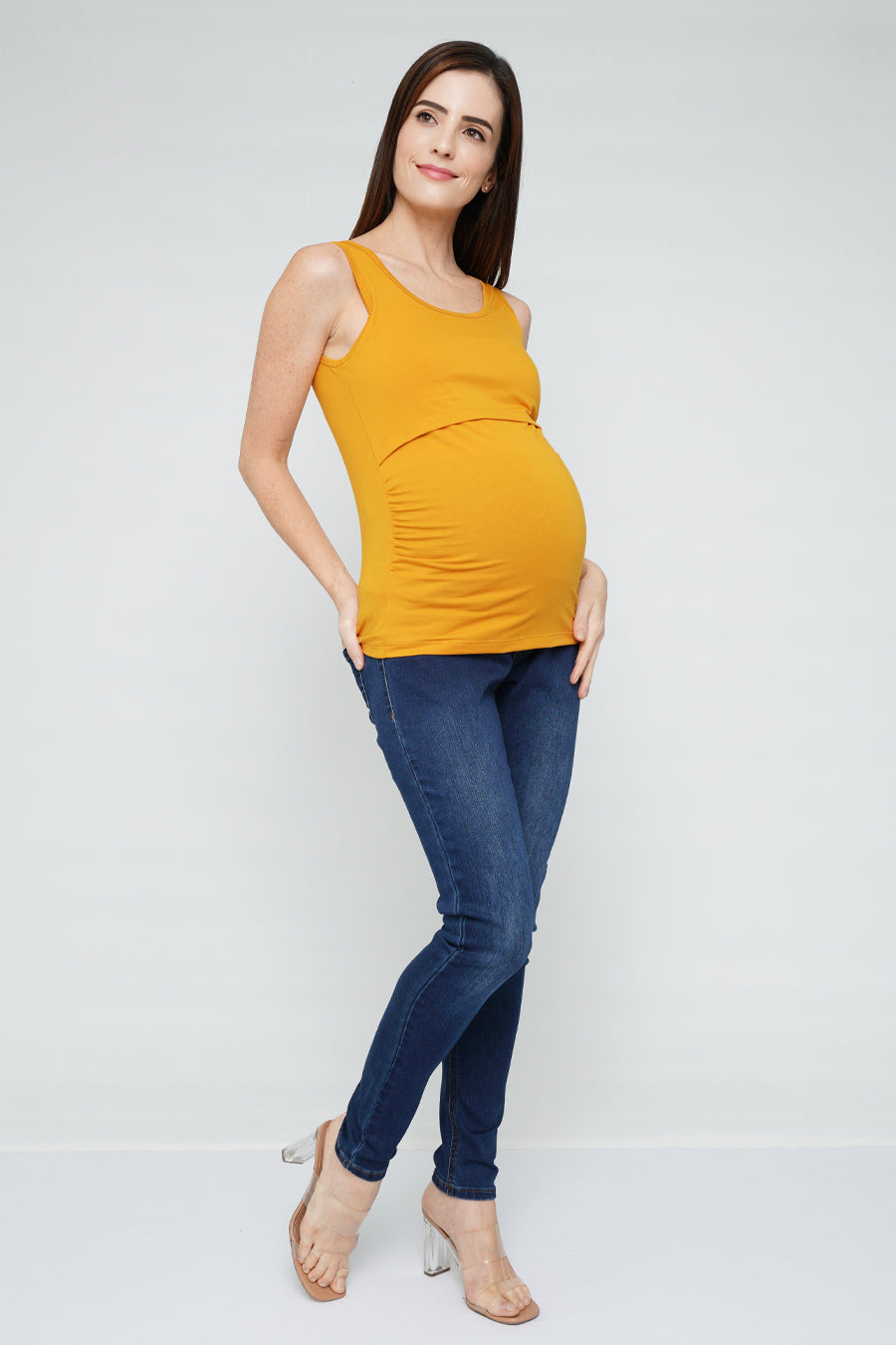 Mustard Nursing Tank Top