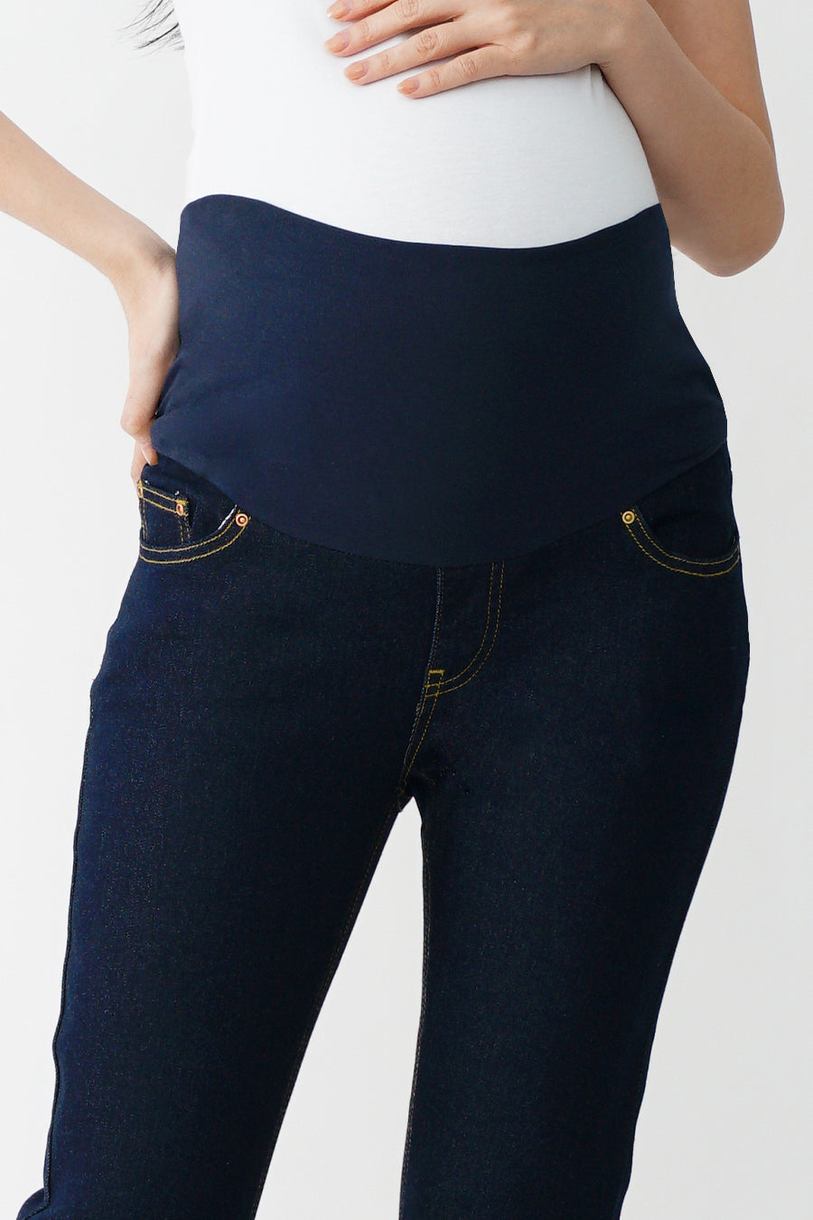 Maternity Full Panel Relaxed Fit Jeans