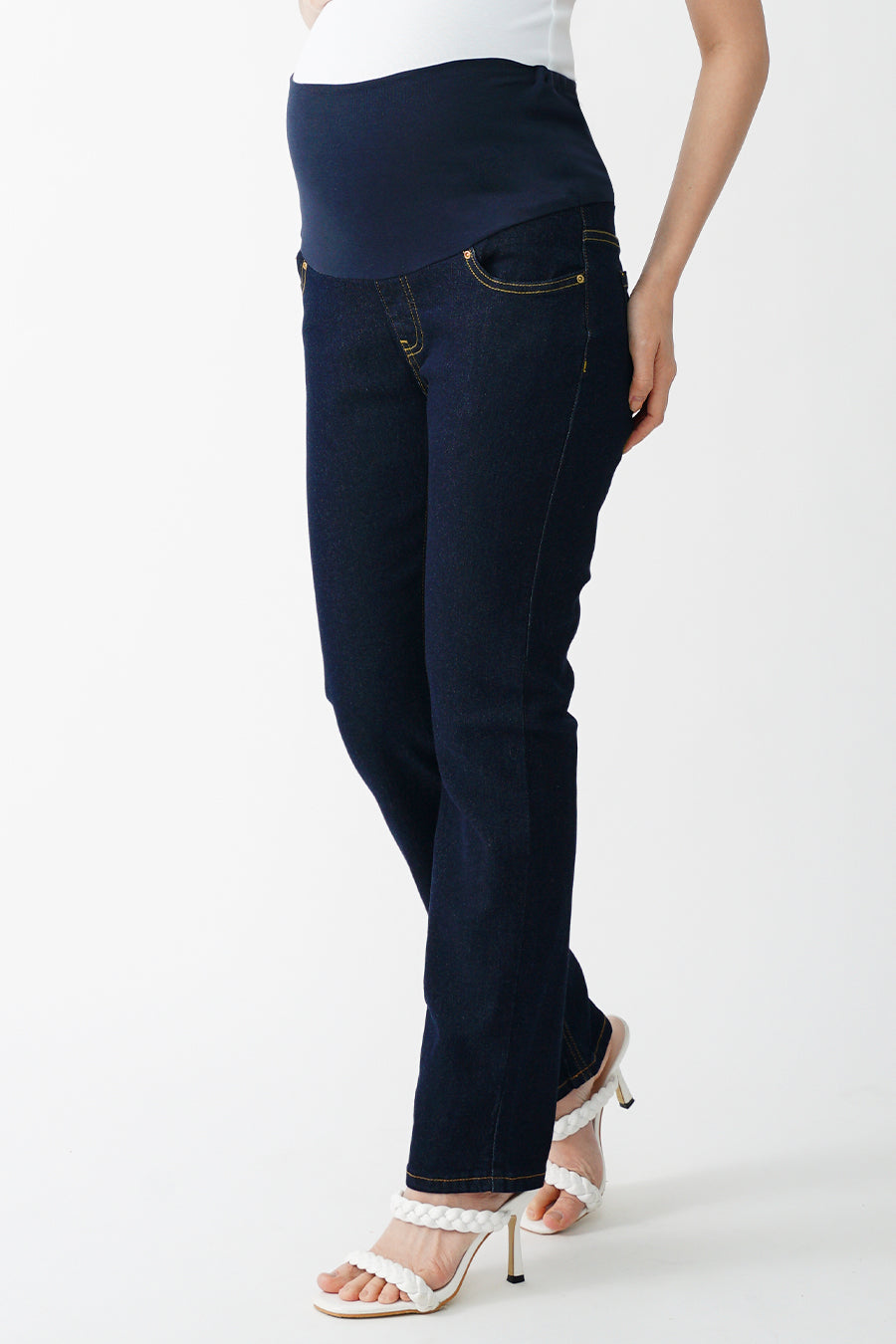 Maternity Full Panel Relaxed Fit Jeans