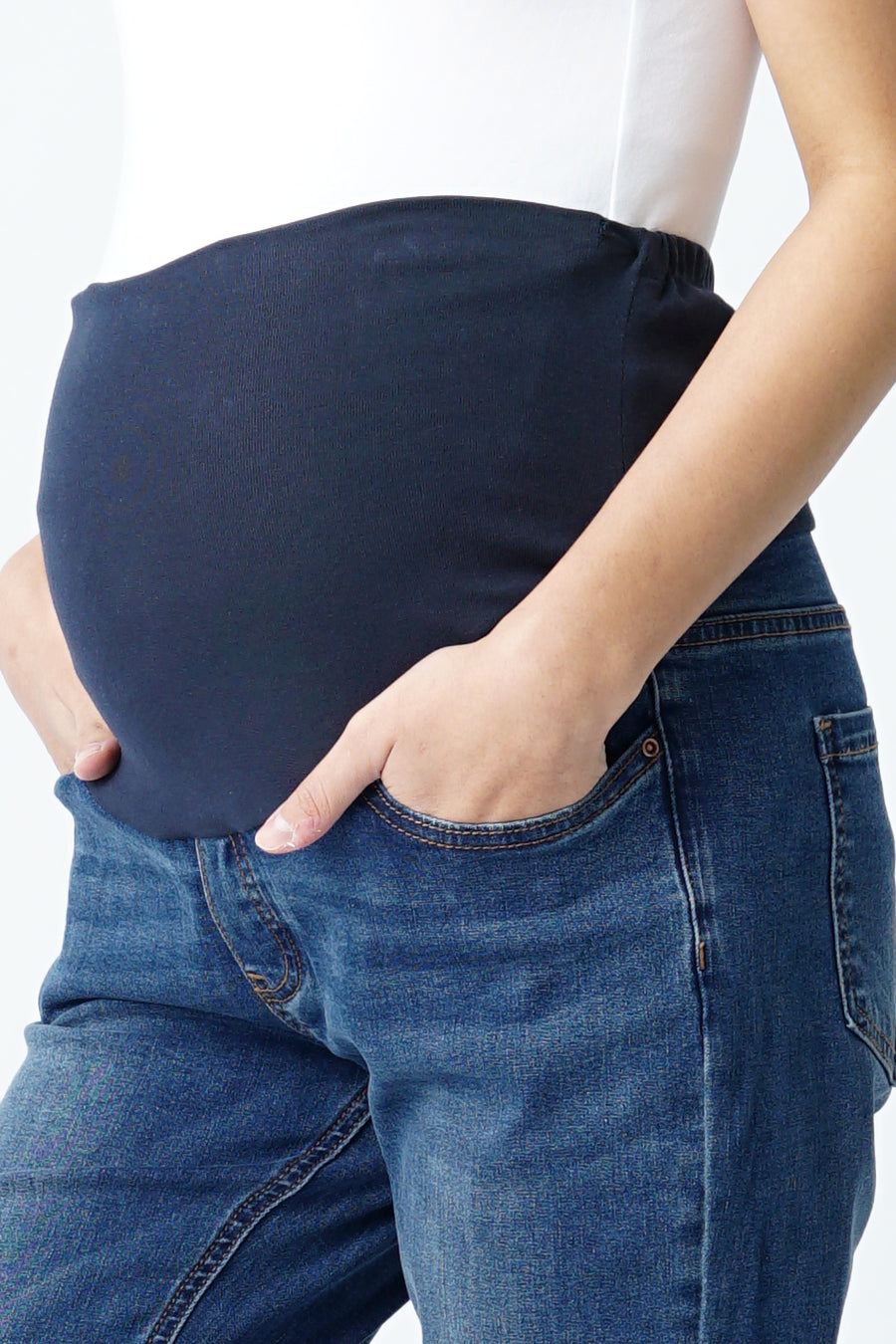 Maternity Full Panel Relaxed Fit Jeans