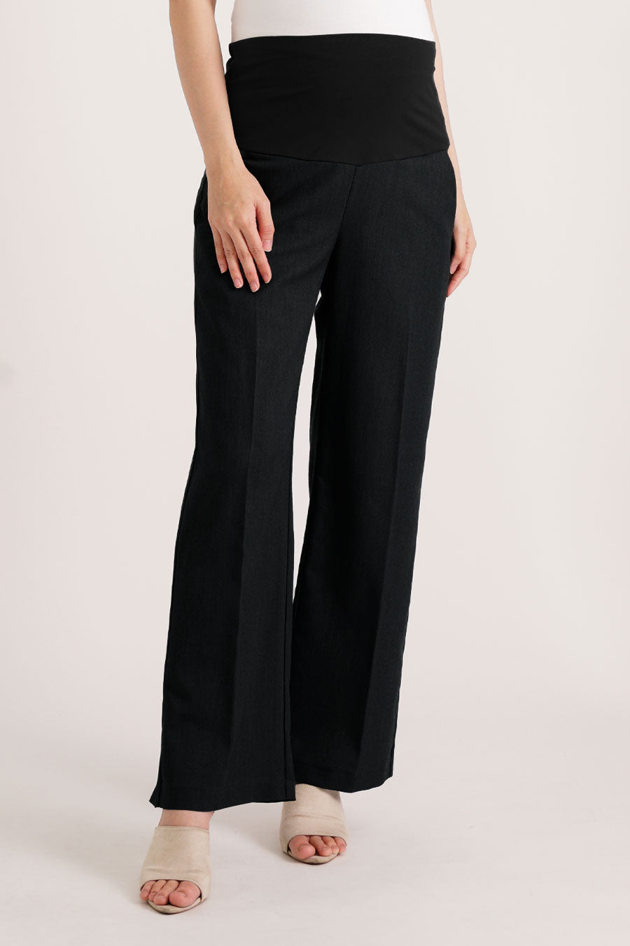 Maternity Full Panel Wide Leg Pants
