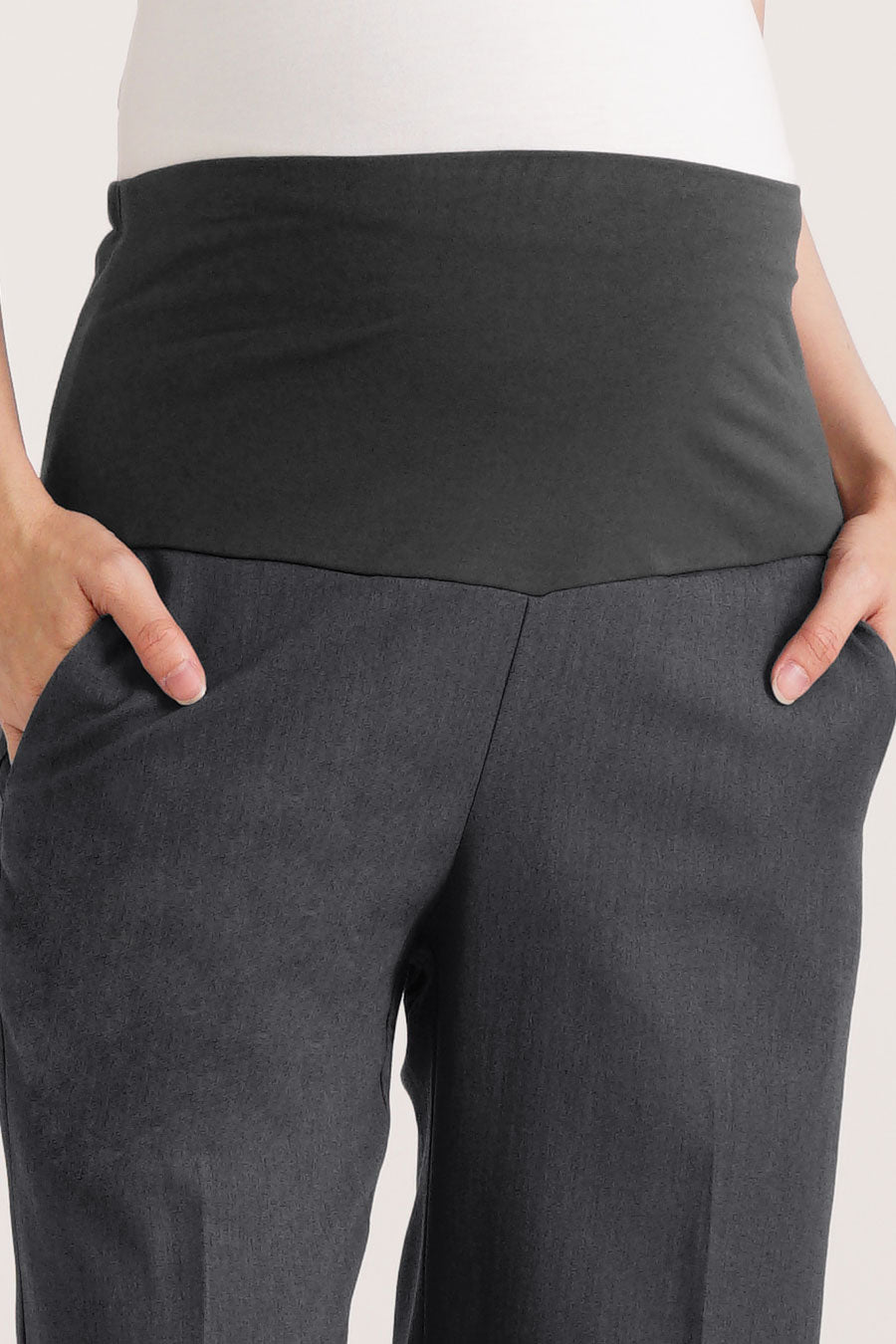 Maternity Full Panel Wide Leg Pants