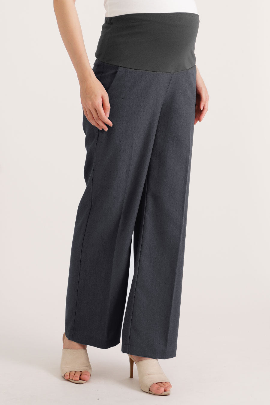Maternity Full Panel Wide Leg Pants
