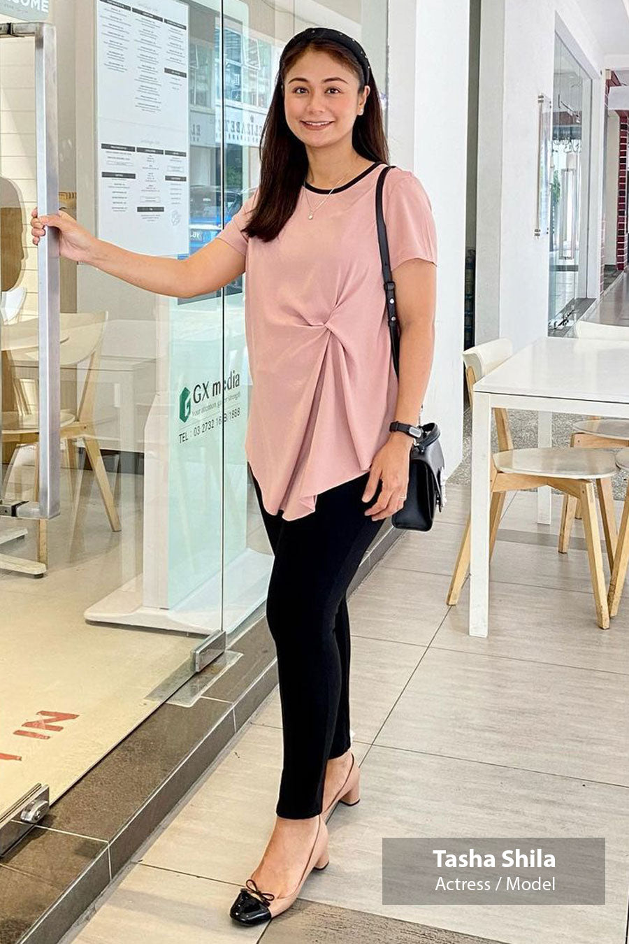 Maternity Twist Detail Blouse