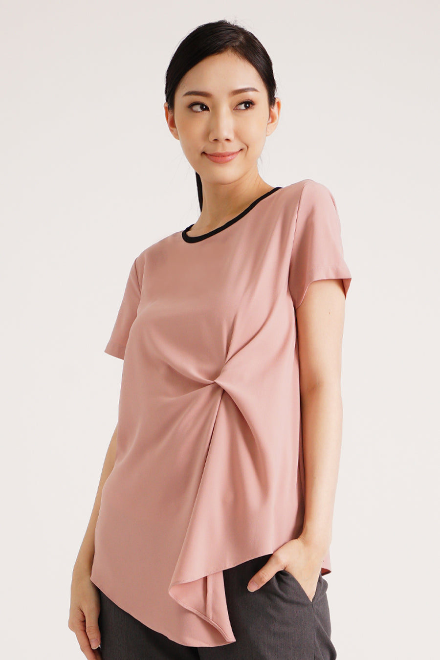 Maternity Twist Detail Blouse