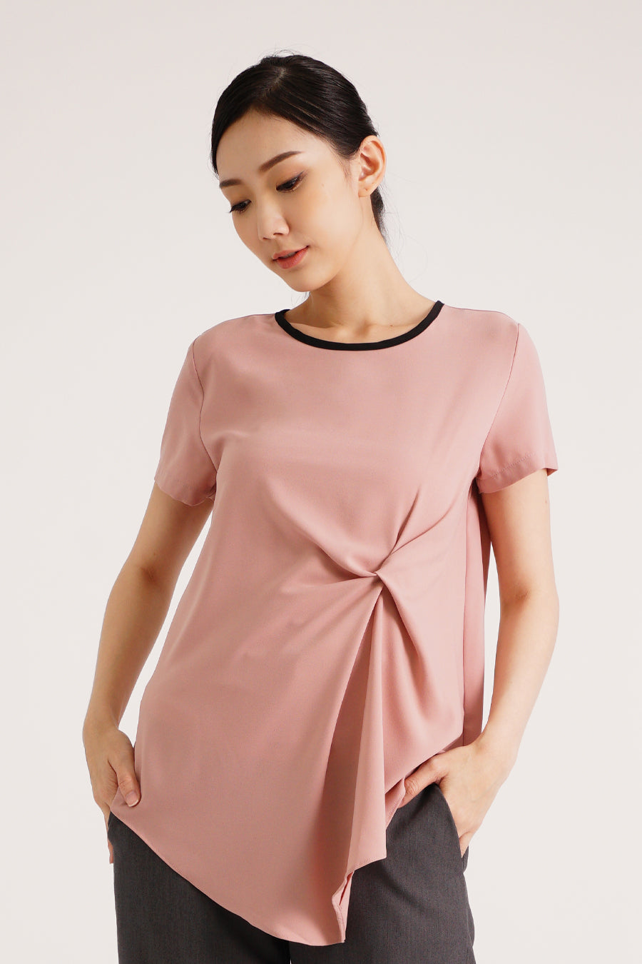 Maternity Twist Detail Blouse