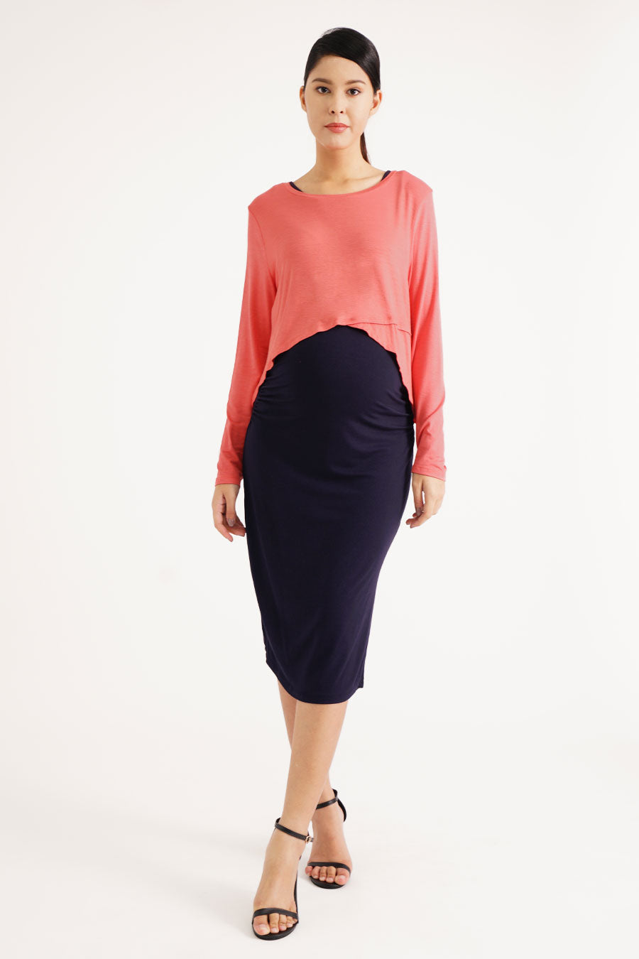 Maternity Two Piece Nursing Dress