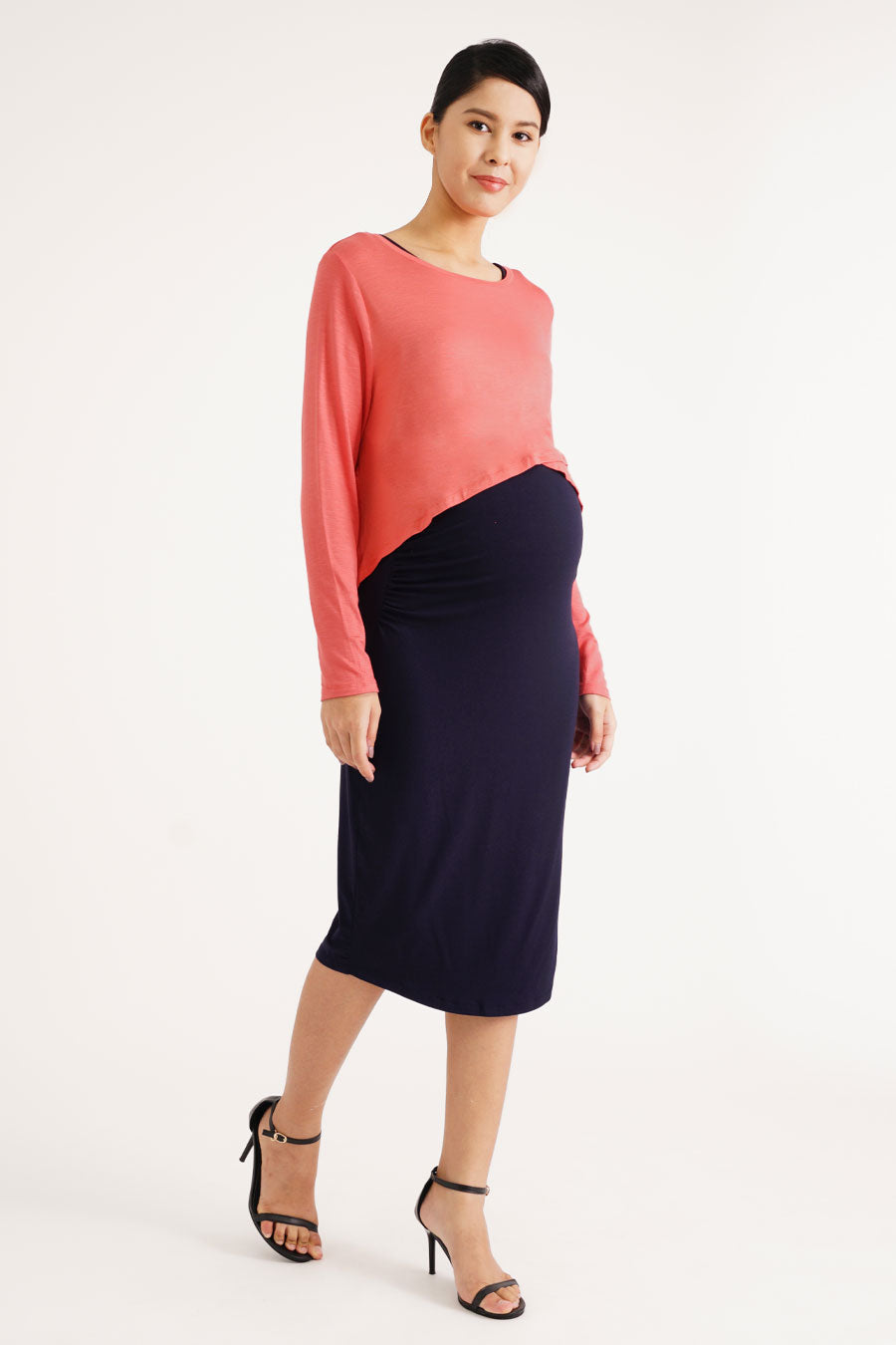 Maternity Two Piece Nursing Dress
