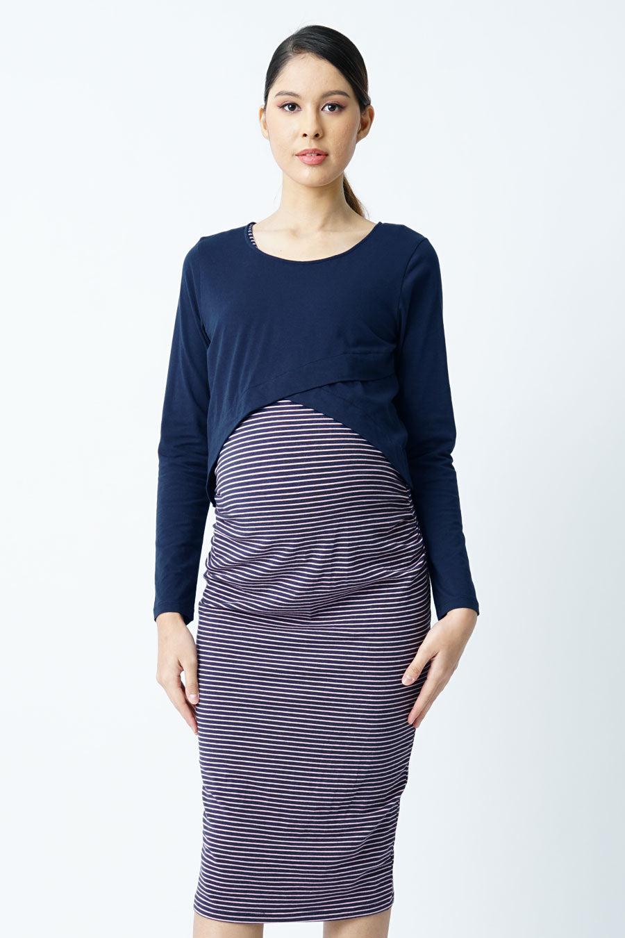 Maternity Two Piece Nursing Dress