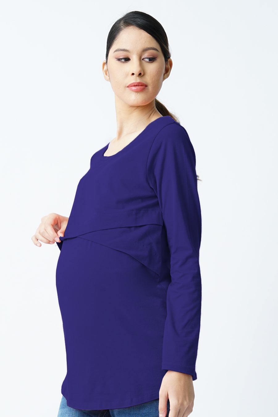 Overlay L/S Nursing Top