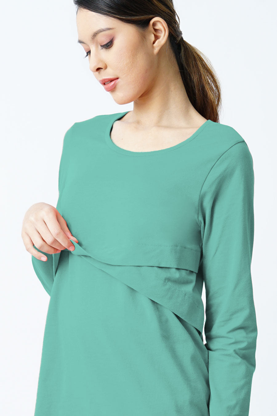 Overlay L/S Nursing Top