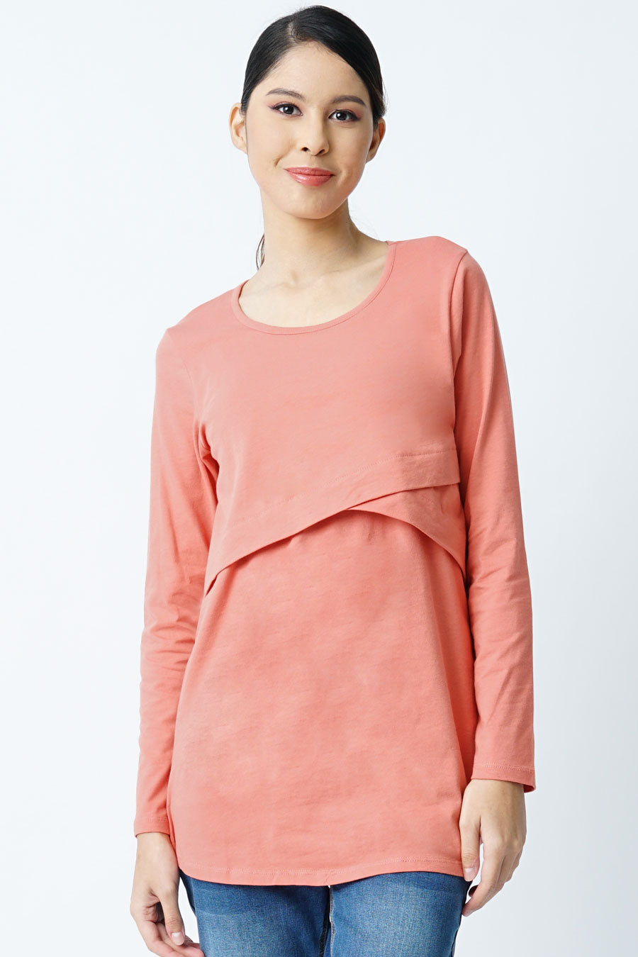 Overlay L/S Nursing Top