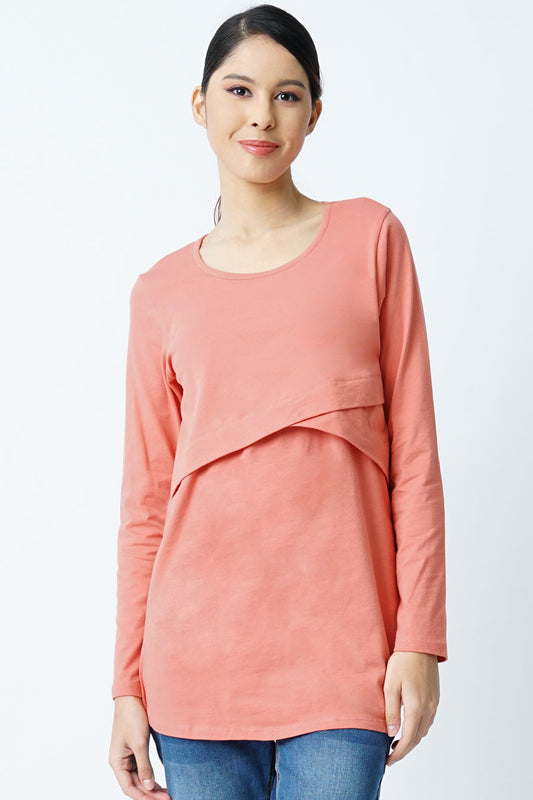 Overlay L/S Nursing Top