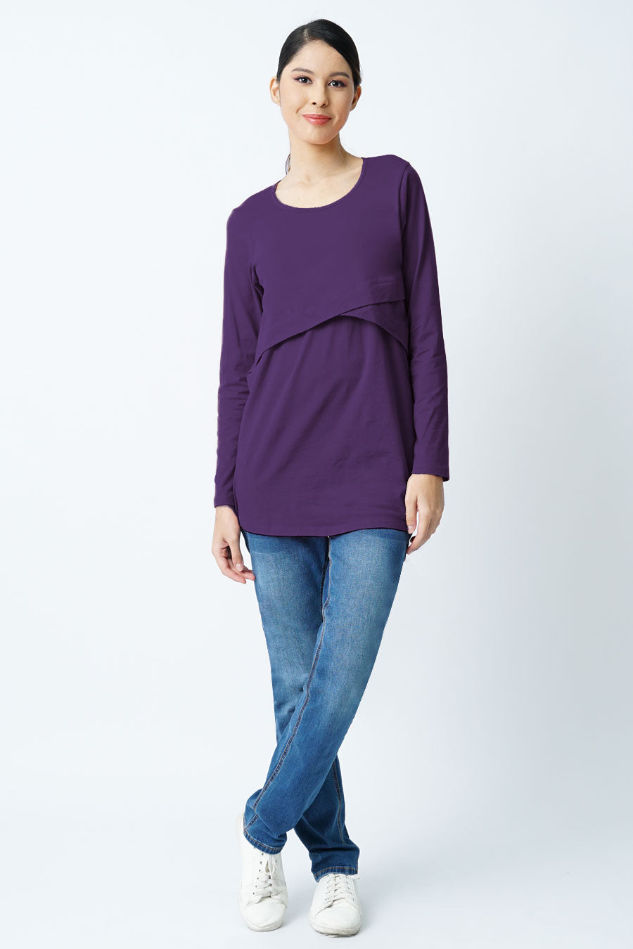 Overlay L/S Nursing Top