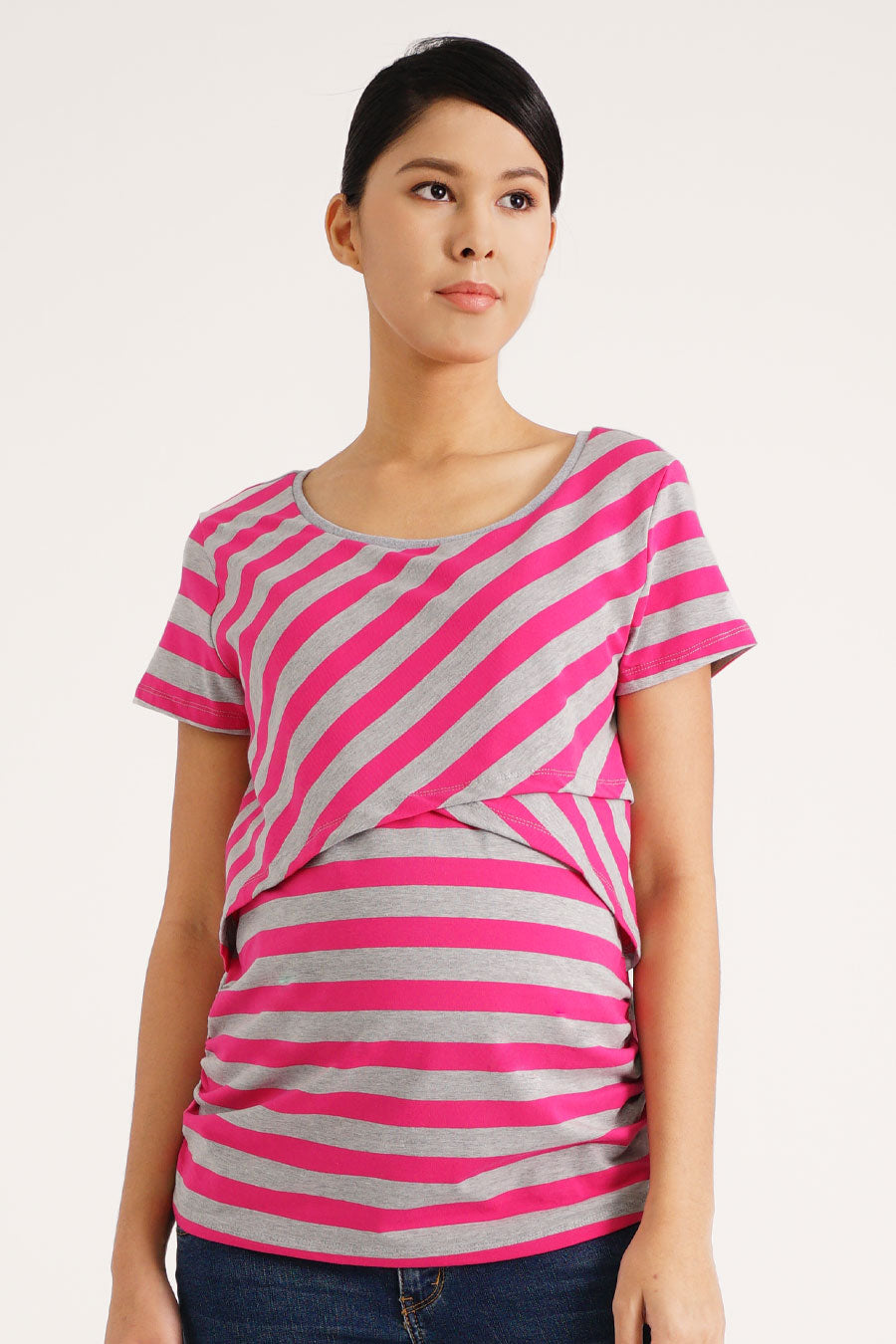 Overlay S/S Nursing Top