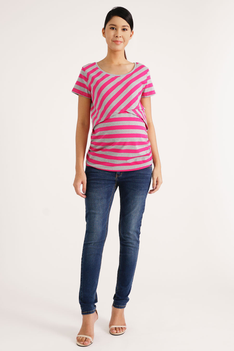 Overlay S/S Nursing Top