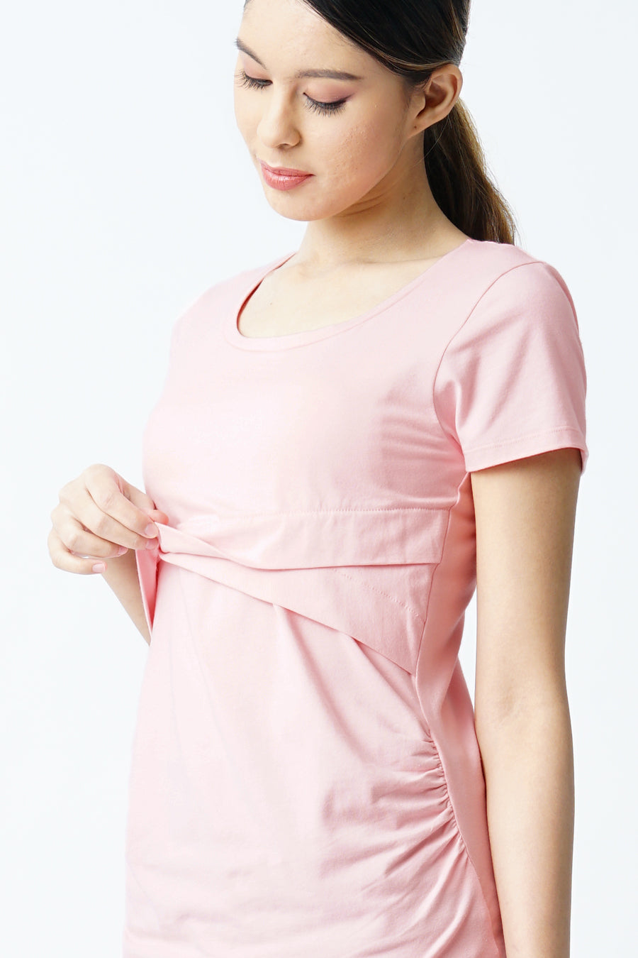 Maternity Overlay S/S Nursing Top