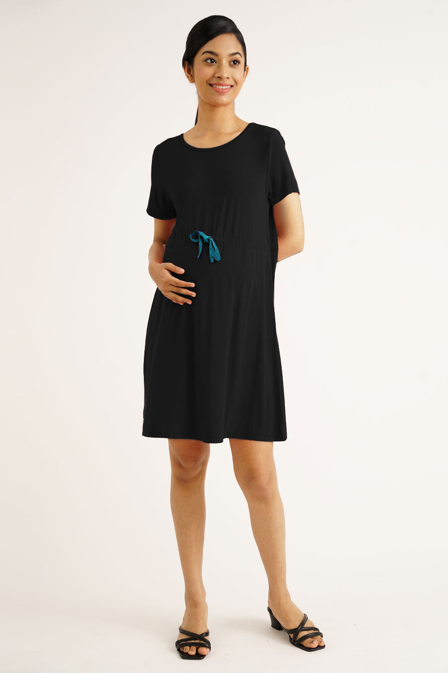 Maternity Drawstring Dress