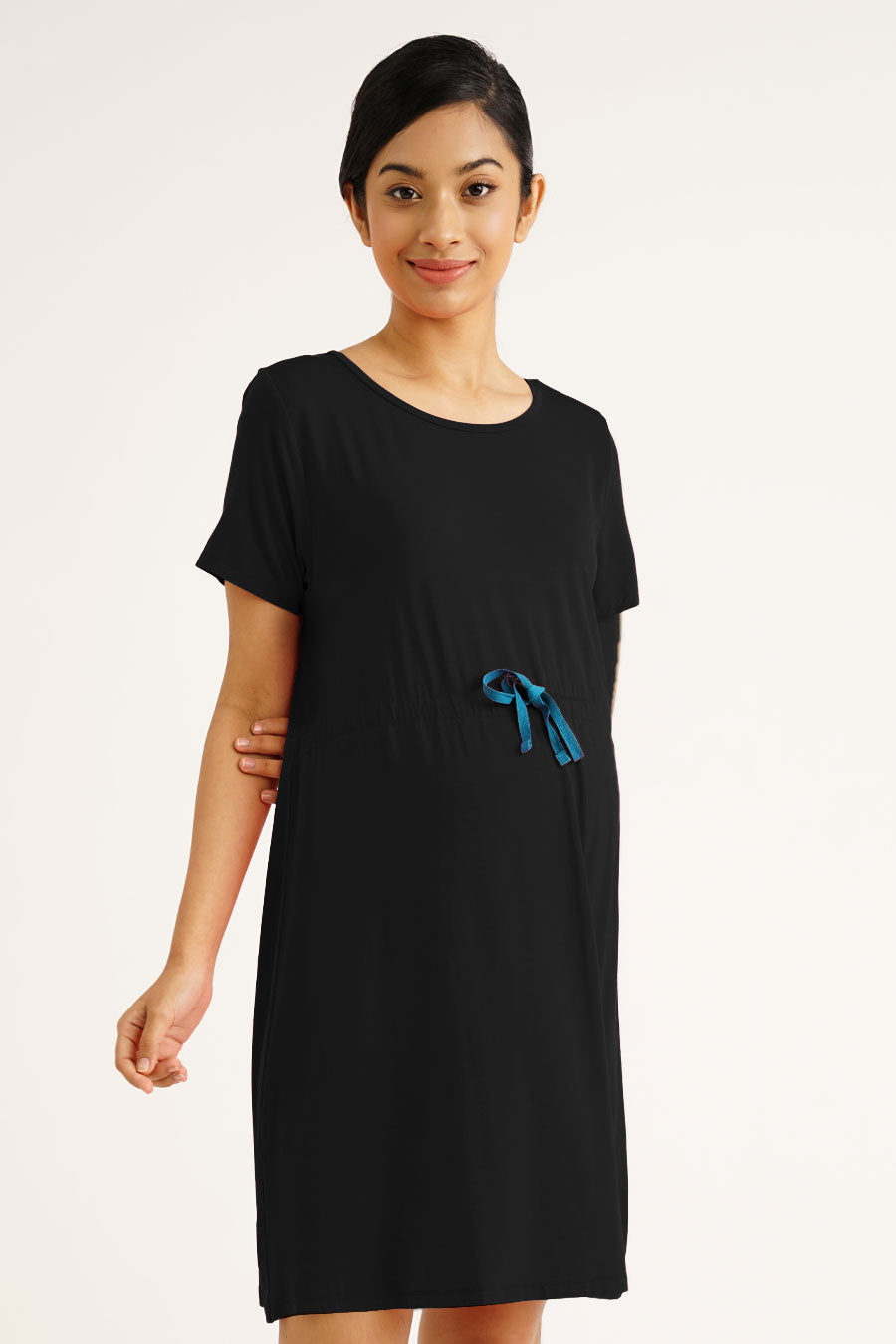 Maternity Drawstring Dress
