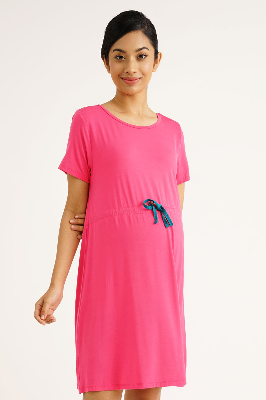 Maternity Drawstring Dress
