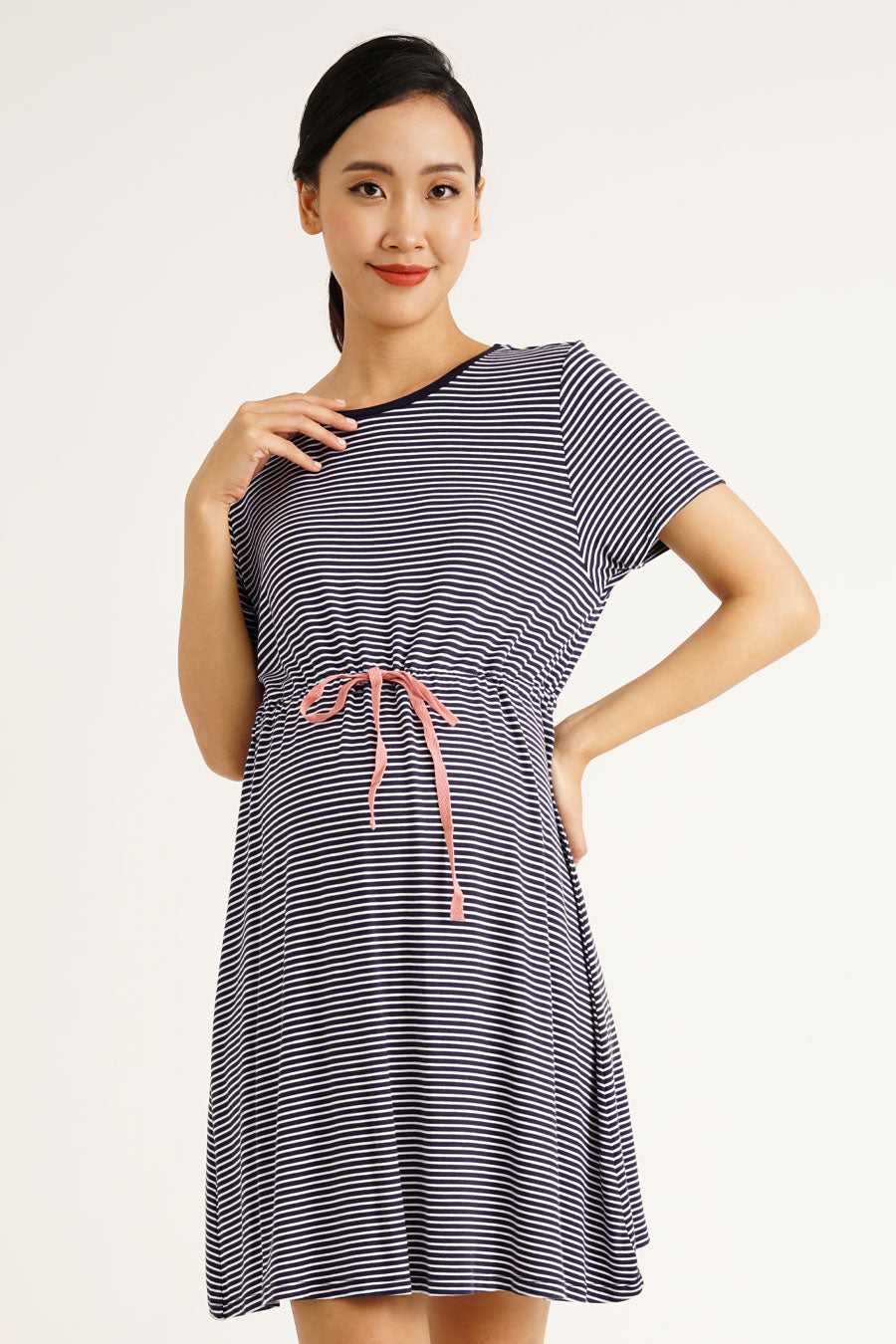 Maternity Drawstring Dress