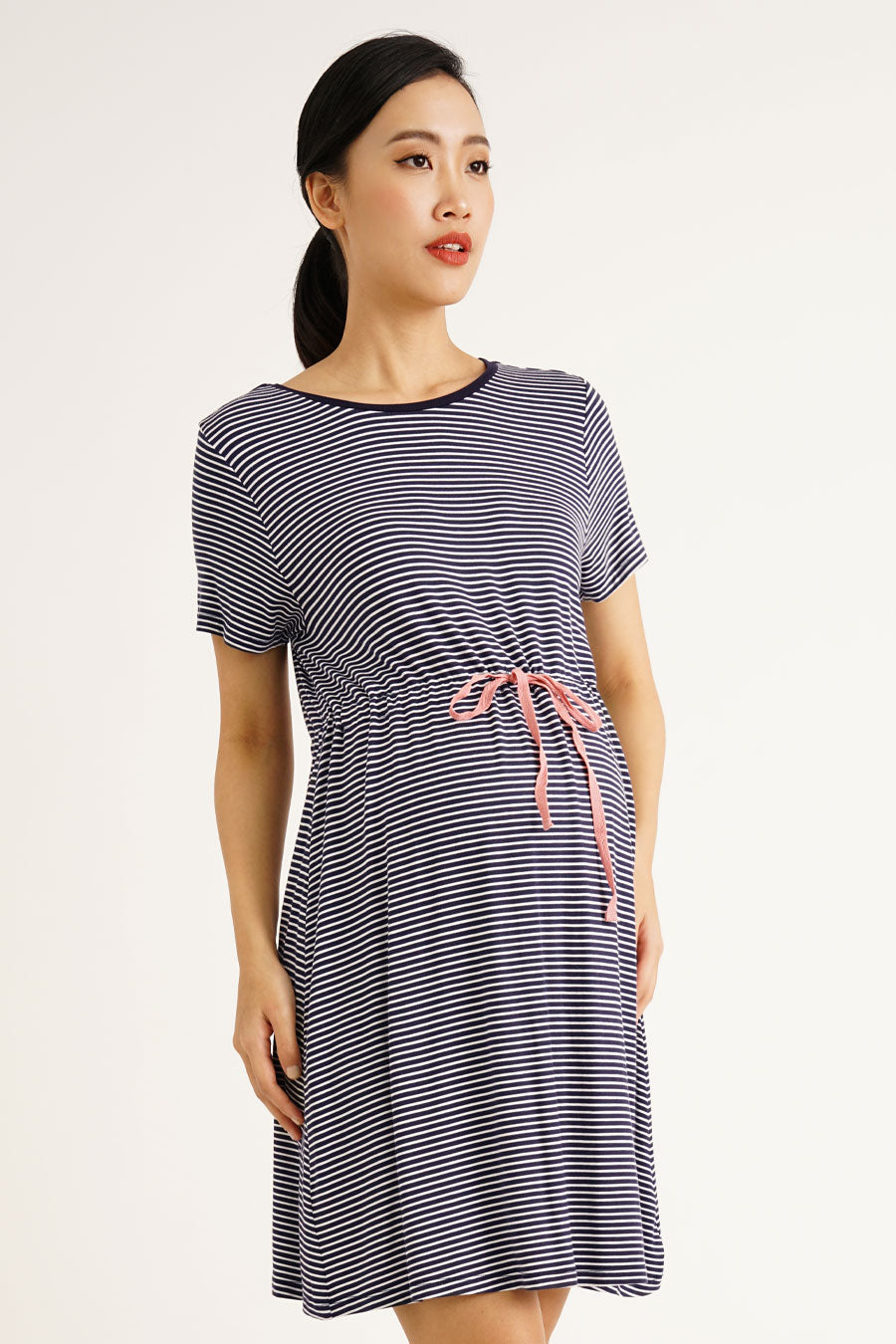 Maternity Drawstring Dress