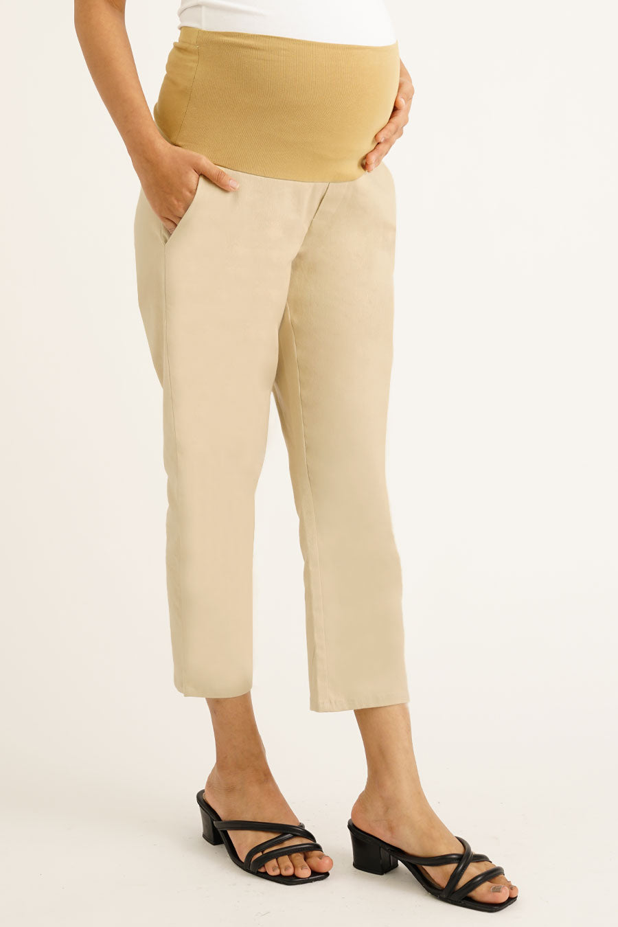 Maternity Full Panel Tapered Pants