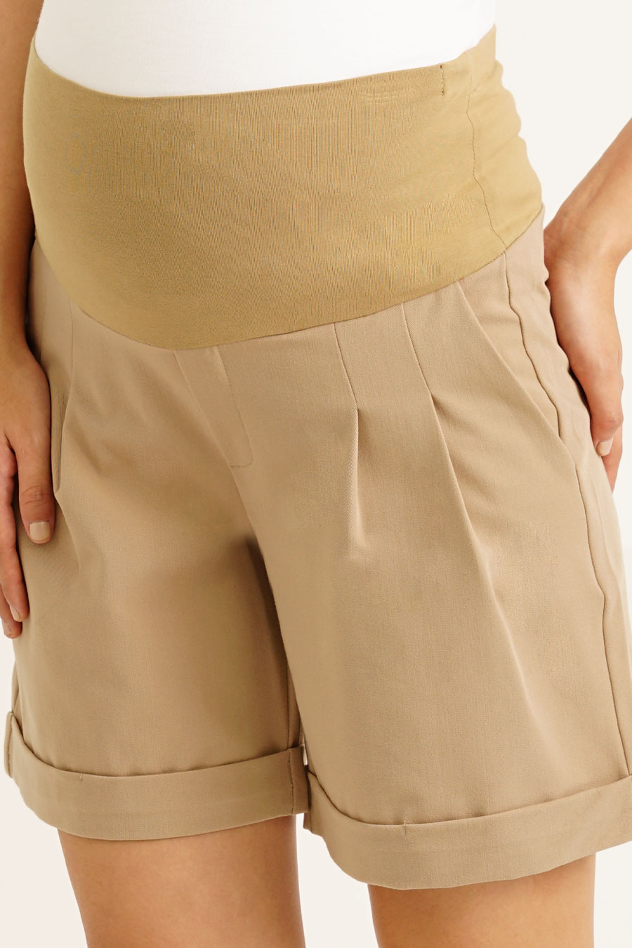 Full Panel Maternity Shorts
