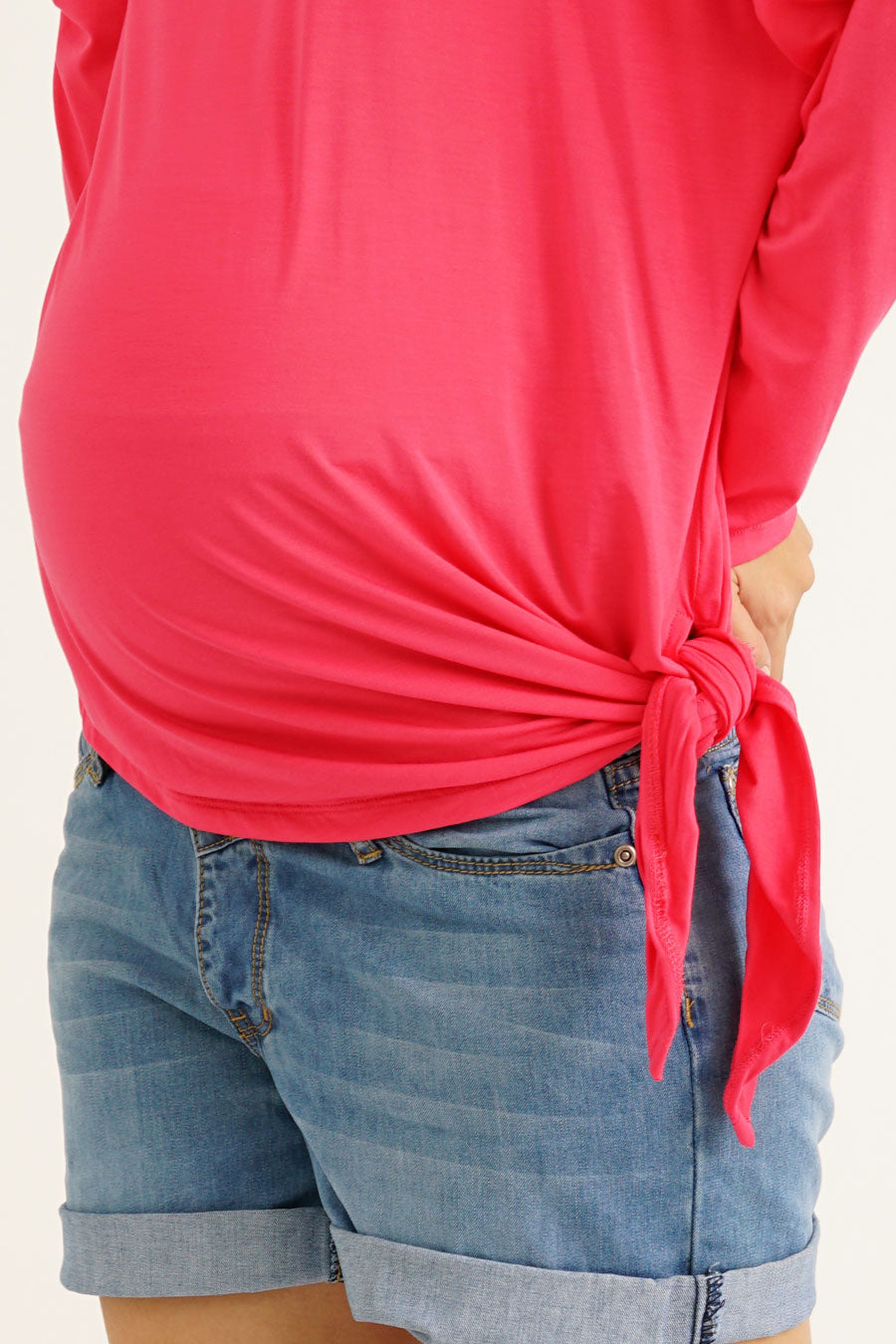 Maternity Side Tie Top