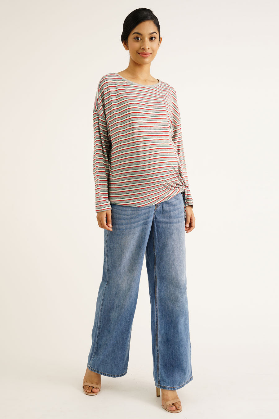 Maternity Side Tie Top