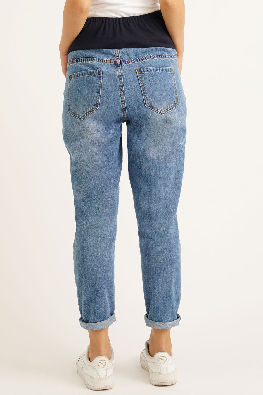 Maternity Full Panel Mom Jeans