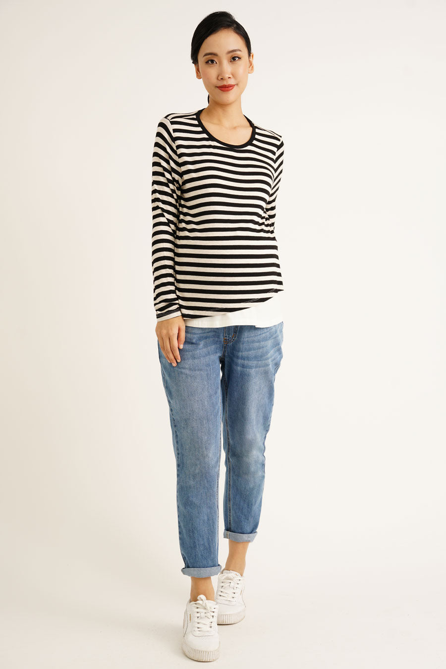 Maternity Full Panel Mom Jeans
