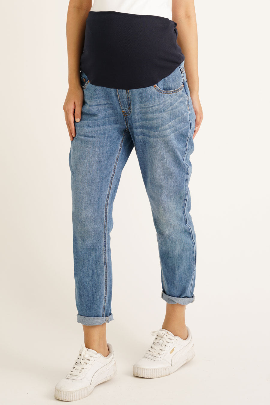 Maternity Full Panel Mom Jeans