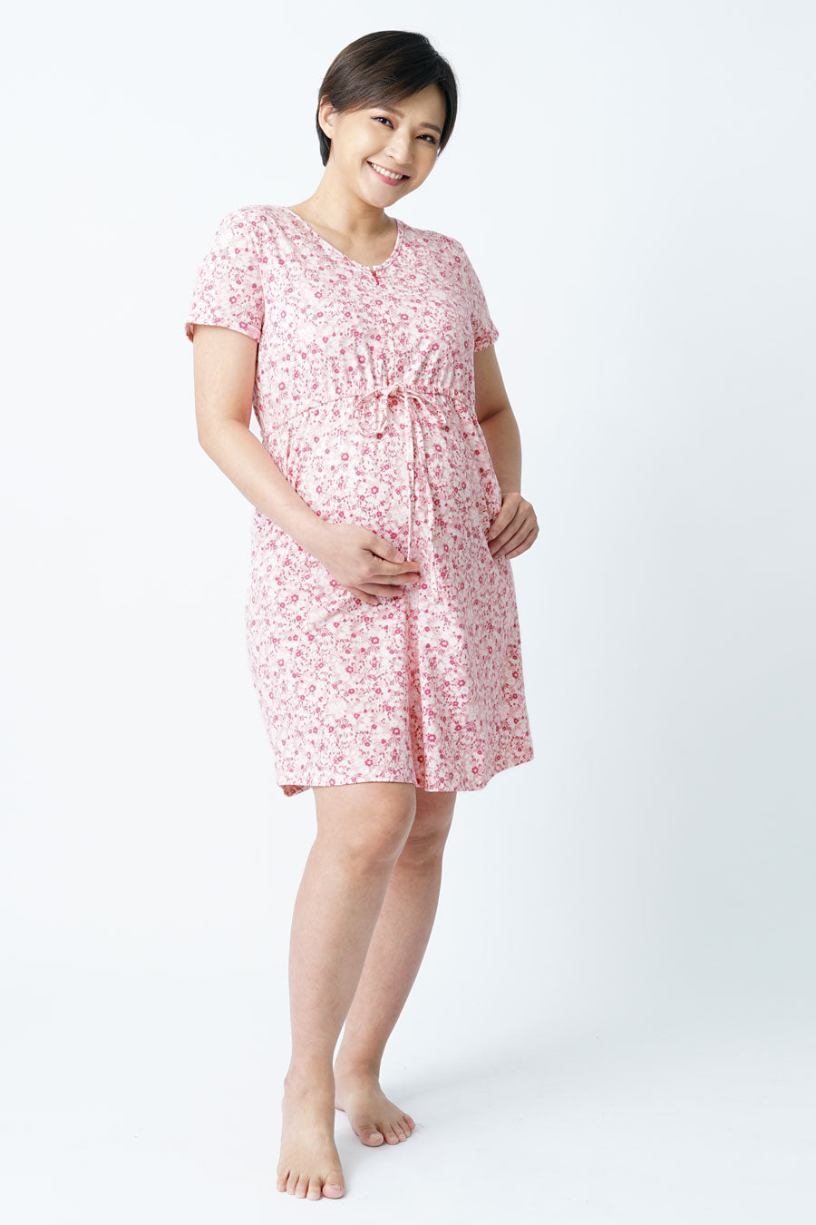 Drawstring Nursing Dress