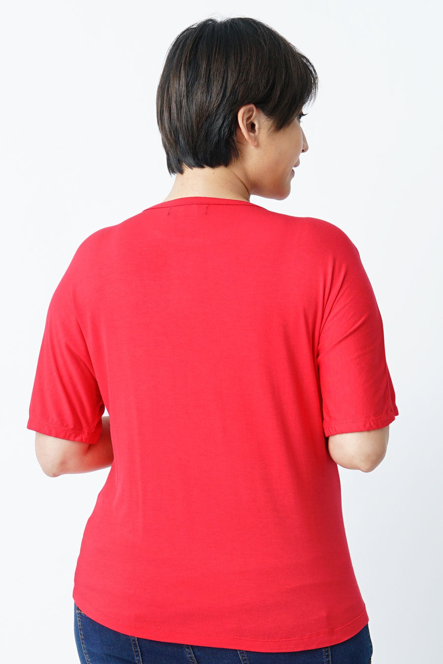 Short Sleeve Round Neck Maternity Top