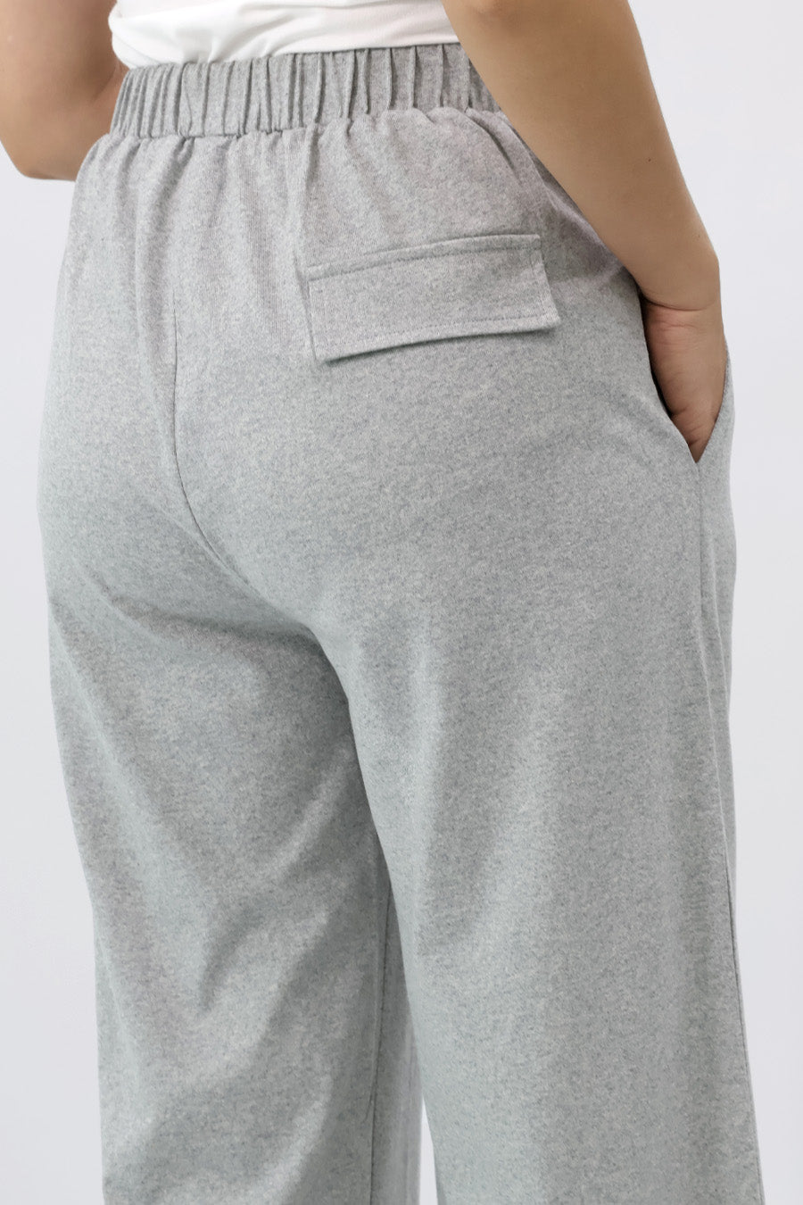 Full Panel Flap Pocket Wide Leg Pants