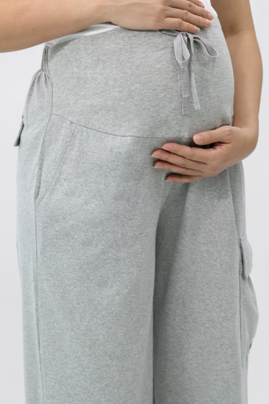 Full Panel Flap Pocket Wide Leg Pants