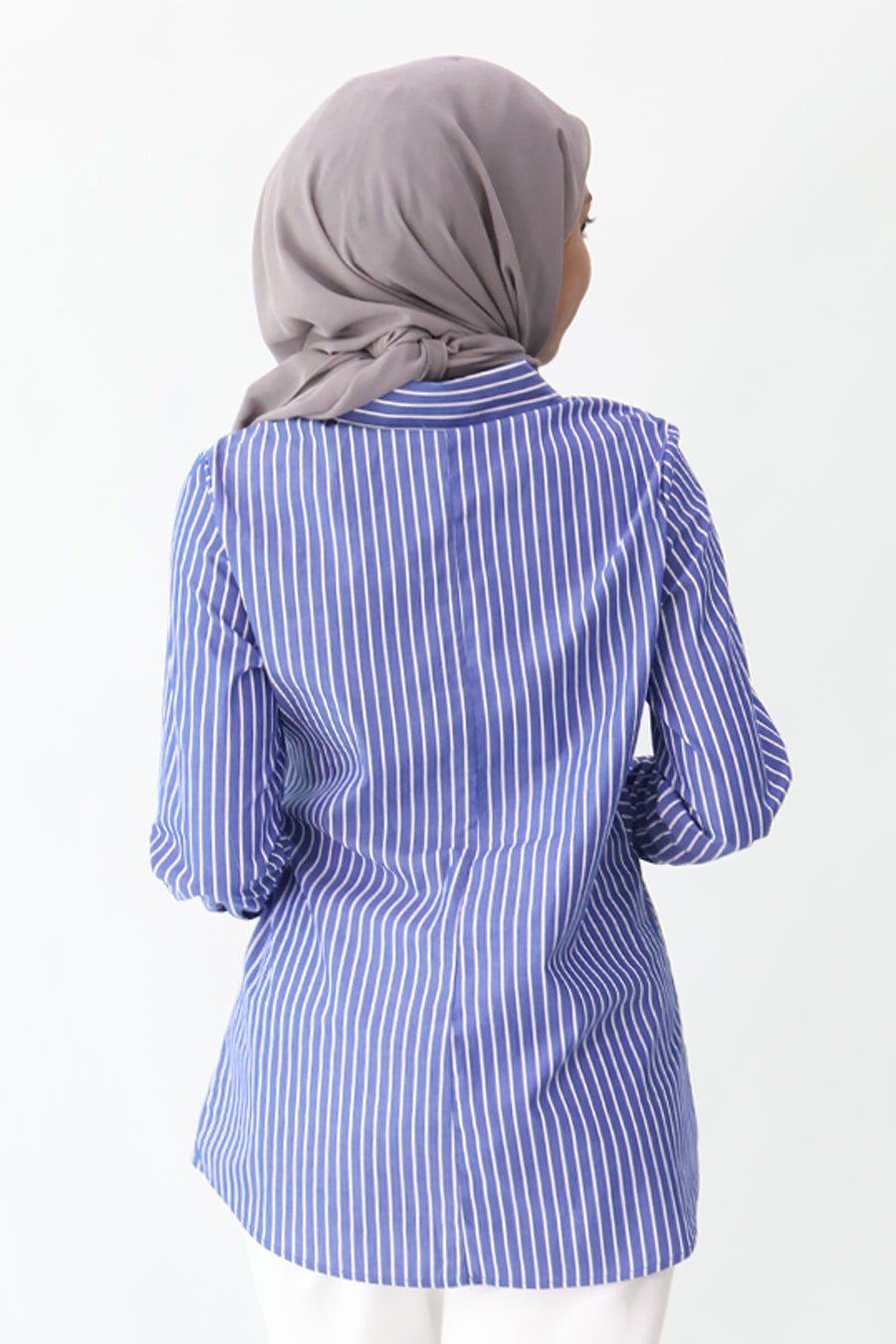 Buckle Detail Overlap Nursing Shirt