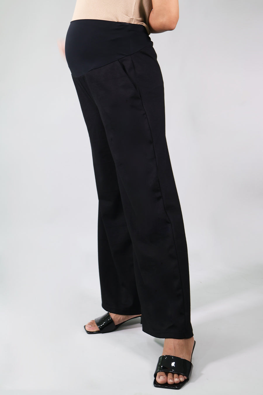 Maternity Wide Leg Jogger Pants