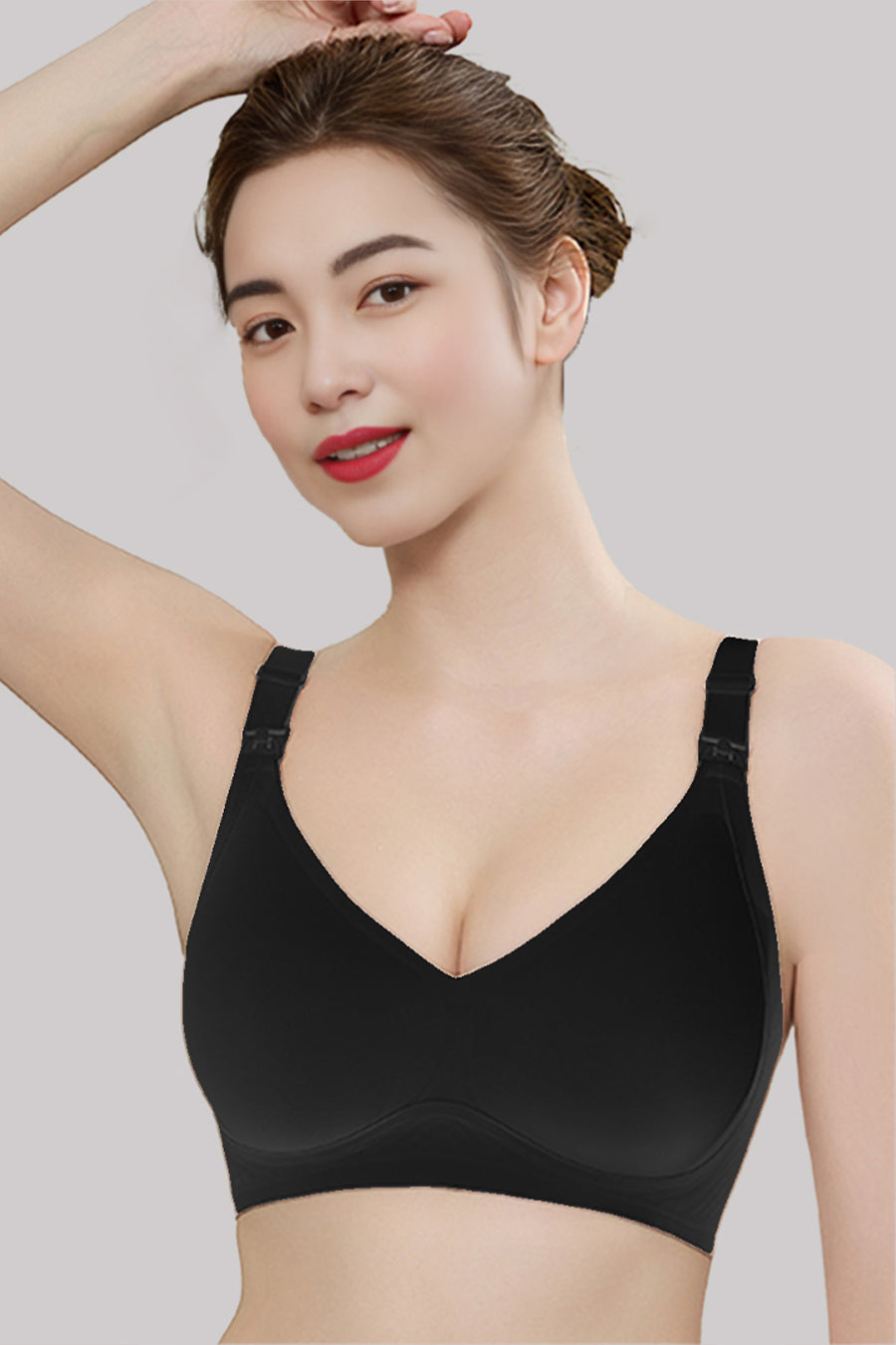 3D Water Drop Cup Antibacterial Seamless Nursing Bra