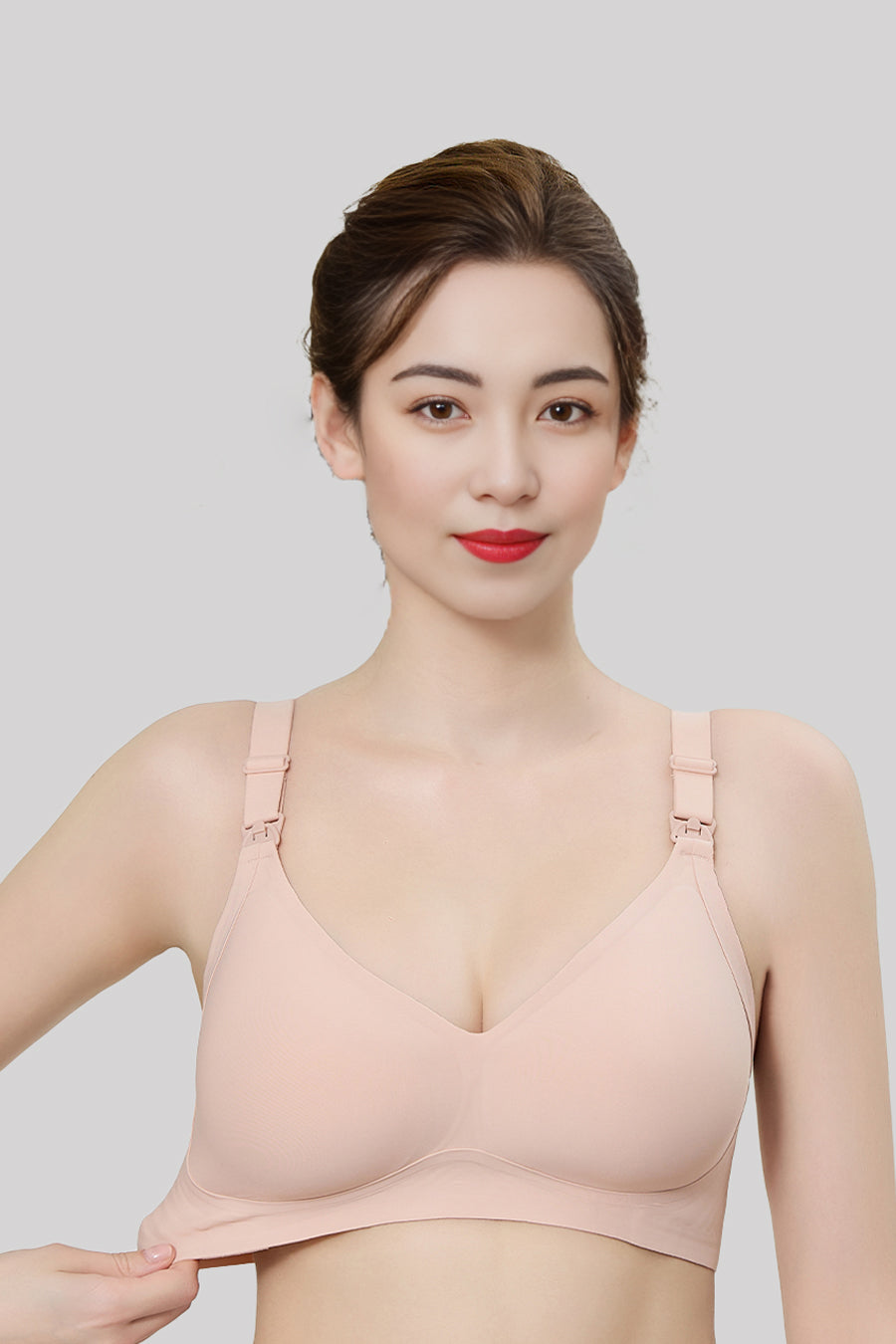 3D Water Drop Cup Antibacterial Seamless Nursing Bra