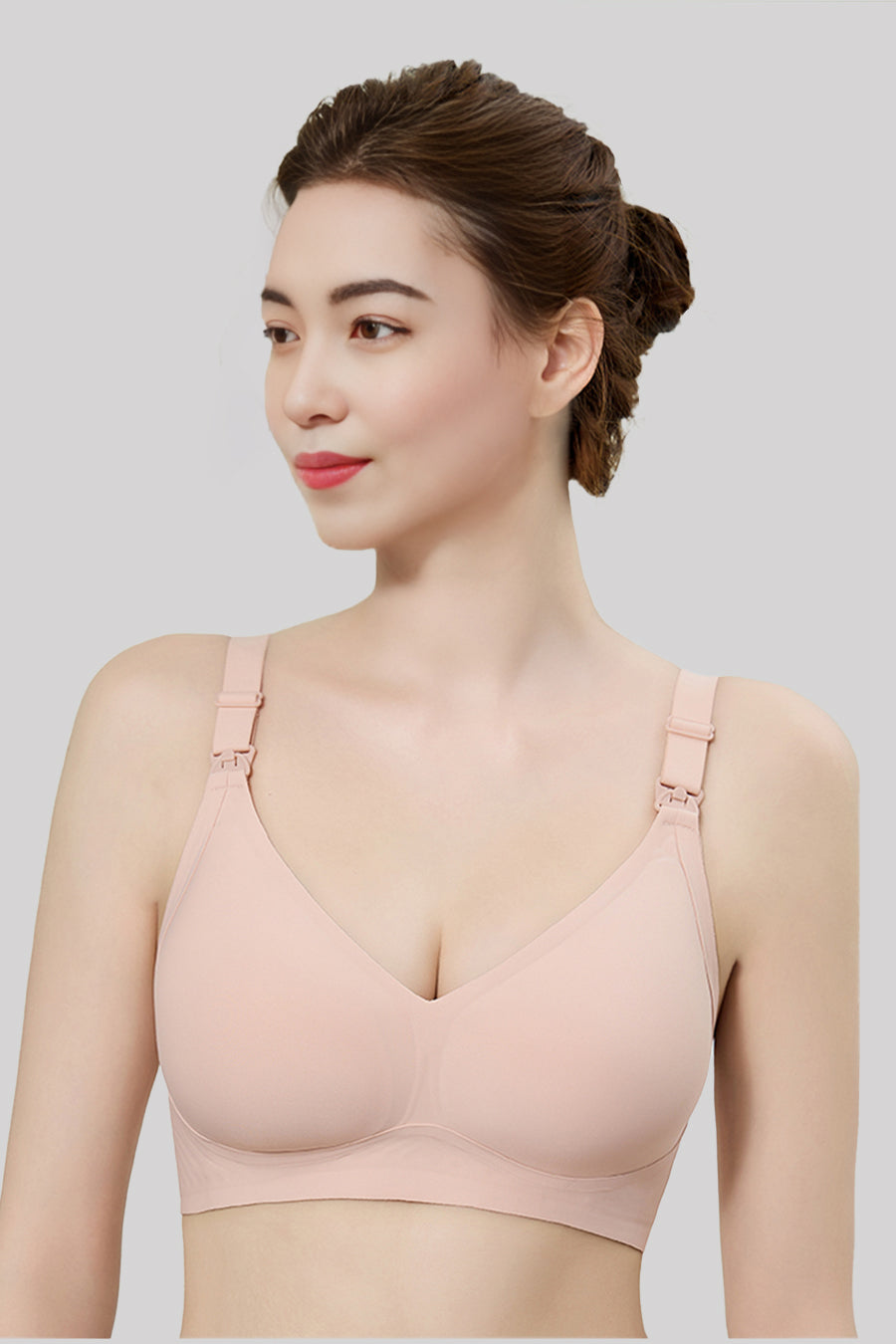 3D Water Drop Cup Antibacterial Seamless Nursing Bra