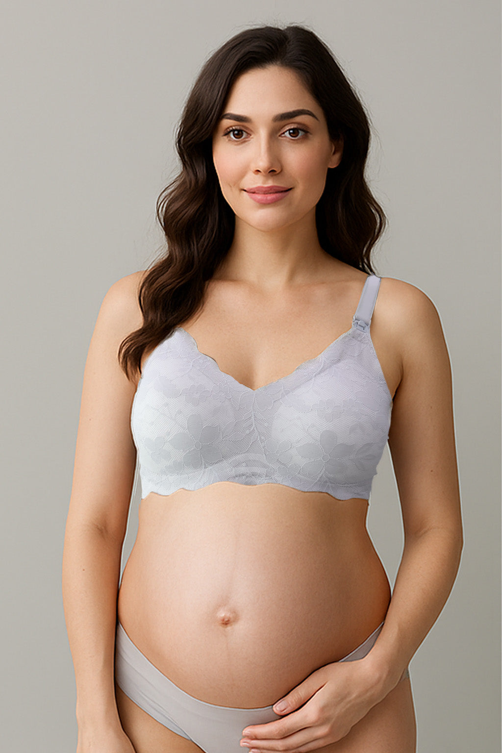Antibacterial Lace Nursing Bra
