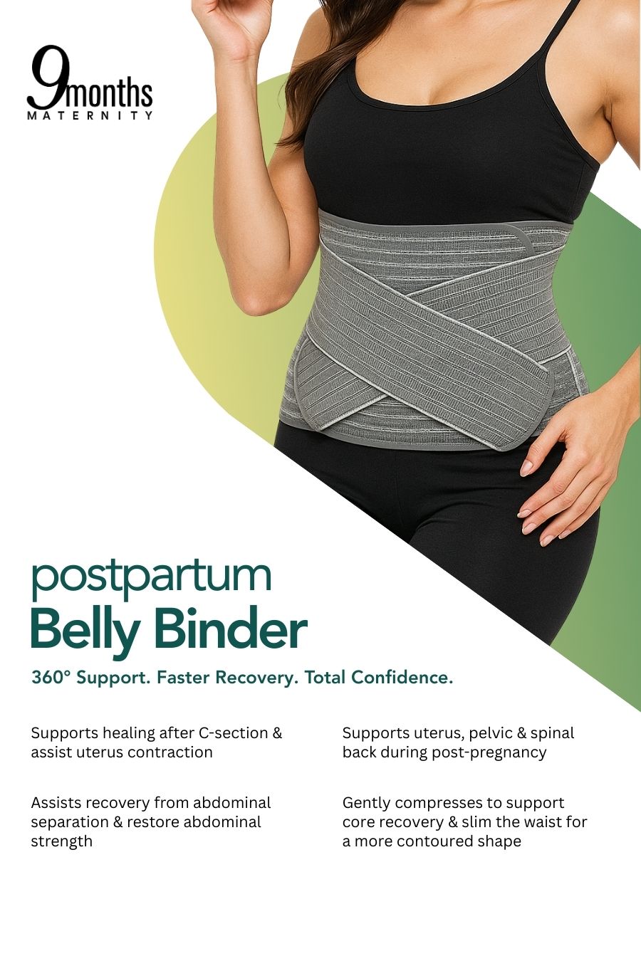 Postpartum Belly Binder – 9months Maternity